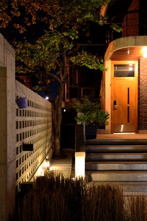 Entrada de la propiedad