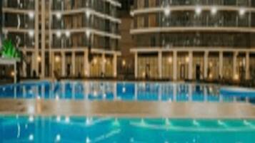 Indoor pool, outdoor pool