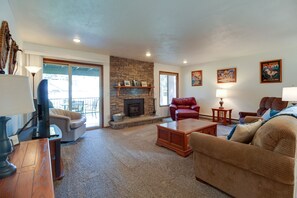 TV connectée, cheminée