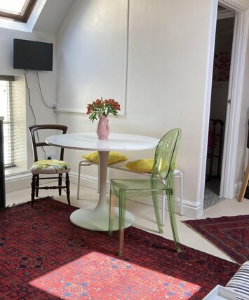 Sunny dining area