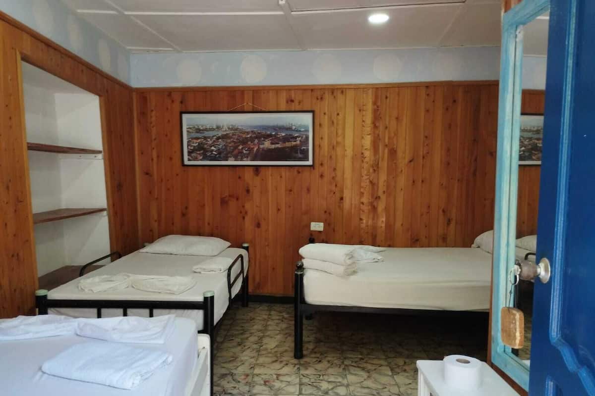 Standard Triple Room, Mixed Dorm, Air conditioning, Courtyard View | 1 bedroom, hypo-allergenic bedding, iron/ironing board, free WiFi