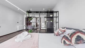 1 soverom, strykejern/-brett, wi-fi og sengetøy