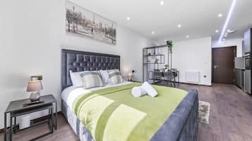 1 soverom, strykejern/-brett, wi-fi og sengetøy