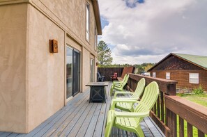 House (4 Bedrooms) | Interior - Deck & Fire Pit: Pagosa Springs Home! (Pagosa Springs)