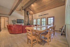House (4 Bedrooms) | Interior - Wraparound Deck & Pool Access: Truckee Cabin (Truckee)
