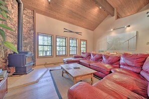 House (4 Bedrooms) | Interior - Wraparound Deck & Pool Access: Truckee Cabin (Truckee)
