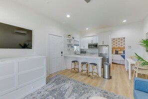 House (4 Bedrooms) | Interior - Private Pool & Furnished Deck: Port Aransas Home! (Port Aransas)