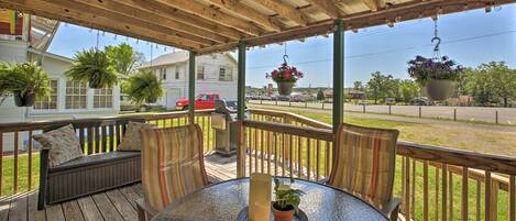 Fachada de la propiedad