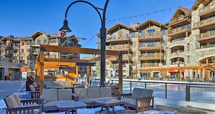 Walk to Ski Shuttle: Truckee Condo w/ Hot Tub