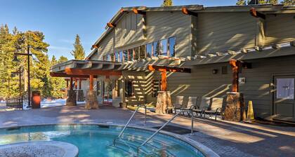 Walk to Ski Shuttle: Truckee Condo w/ Hot Tub
