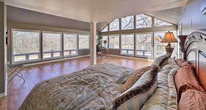 Grand Tulsa Getaway With Private Pond, Dock & Deck
