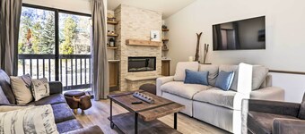 Chic Condo w/ Fireplace: Walk to Main Street!