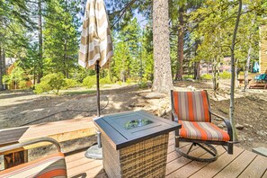 Terrace/patio - 2 Mi to Burnt Cedar Beach: Incline Village Condo (Incline Village)