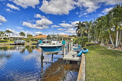 Canal Waterfront Home With Private Pool & Dock!