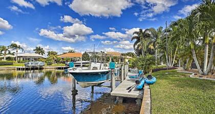 Canal Waterfront Home With Private Pool & Dock!
