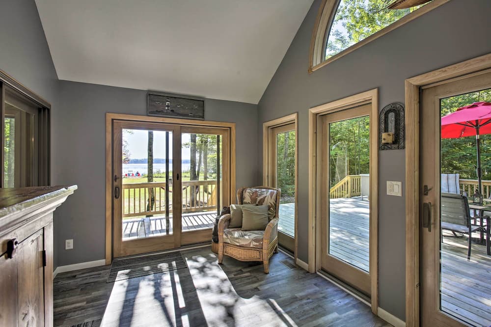 Interlochen Home on Green Lake w/ Dock & Beach! - Long Lake Township, MI