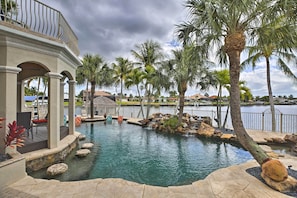 Front of property - Luxe Cape Coral Escape w/ Boat Dock + Cabana! (Cape Coral)