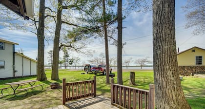 Stone Lake Cabin w/ Private Deck & Fire Pit!