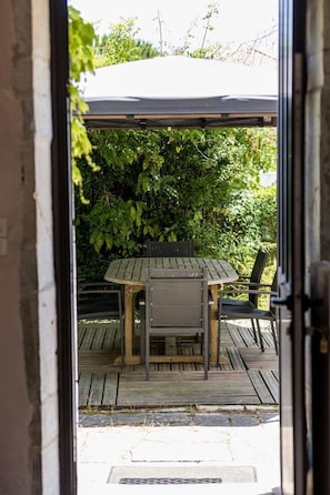 Outdoor dining - Le Gîte du Barbé - Biaudos (BIAUDOS)