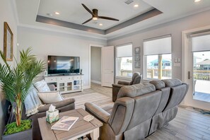 House (4 Bedrooms) | Interior - Private Dock & Patio: Waterfront Galveston Retreat (Galveston)
