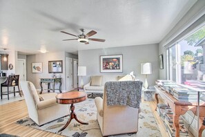 Fireplace - Gorgeous Albuquerque Getaway w/ Private Yard! (Albuquerque)