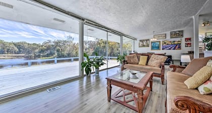 'brookside' Waterfront Home w/ Kayaks & Deck!