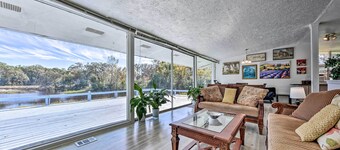 'brookside' Waterfront Home w/ Kayaks & Deck!