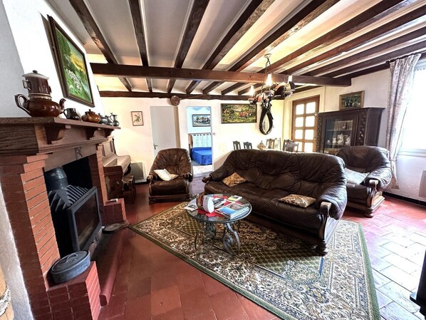 TV, fireplace, DVD player - Les Tuileries - Vert (VERT)