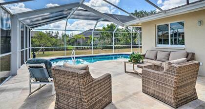 6 Mi to Dtwn Cape Coral: Home w/ Spacious Lanai!