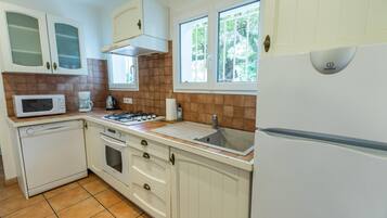 Microwave, dishwasher, high chair