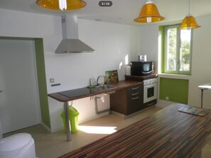 Microwave, stovetop, dishwasher