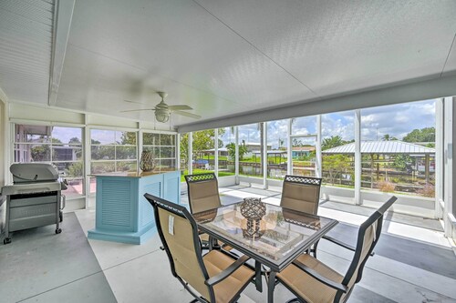 Waterfront Lake Placid Escape w/ Dock & Lanai