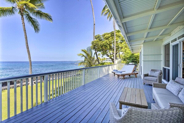 House (2 Bedrooms) | Interior - Bright & Airy Beach House w/ Oceanfront Views (Kailua-Kona)