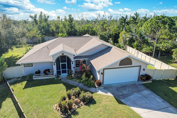 House (4 Bedrooms) | Interior - Game Room & Deck: Spacious Home in St James City (Saint James City)