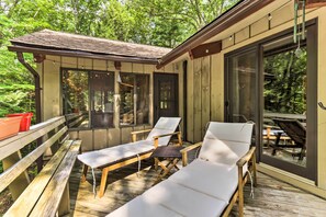 Interior - Rustic-chic Home w/ Decks: Pool + Lake Access (Otis)