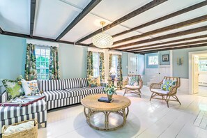 Cottage (2 Bedrooms) | Front of property - Walkable Dennis Cottage: 'the Blue Scallop' (Dennis)