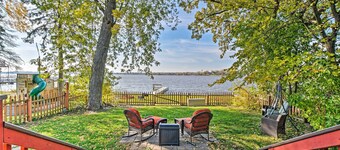 Lakefront Home w/ Game Room, Theater & Dock!