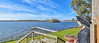 Lakefront Home w/ Game Room, Theater & Dock!