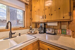 House (2 Bedrooms) | Interior - < 3 Mi to Lake: Pet-friendly Big Bear Cabin (Big Bear Lake)
