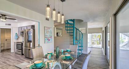 Tropical Waterfront Home: Central Location!