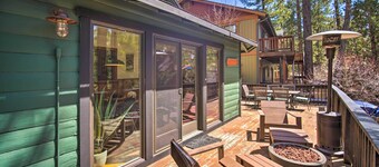 1 Mi to Bear Mountain: Cabin in Big Bear Lake