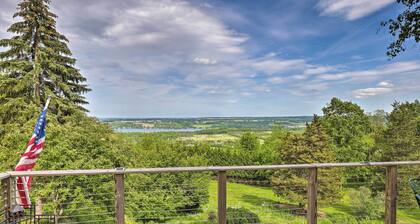 Spectacular Views w/ Deck, Fire Pit, & Game Room!