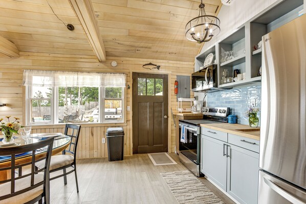 Cottage (2 Bedrooms) | Interior - Beach Access & Dock: Little Traverse Lake Cottage! (Maple City)