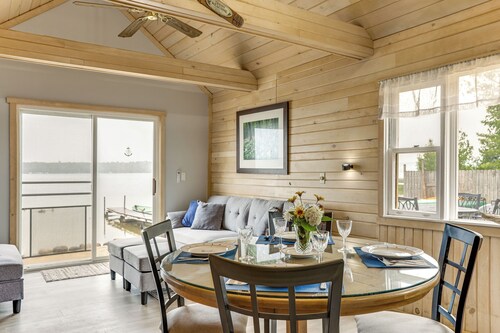 Beach Access & Dock: Little Traverse Lake Cottage!