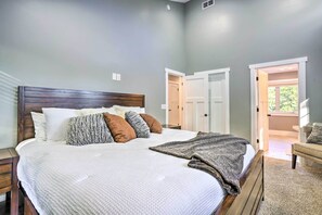 3 sovrum, strykjärn/strykbräda och sängkläder