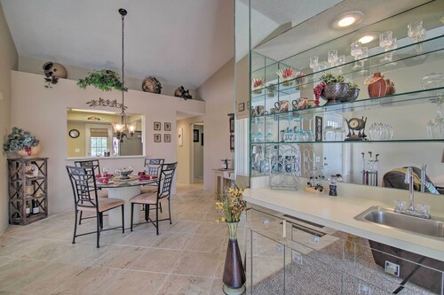 Palm Desert Resort Villa w/ Deck & Pool View!