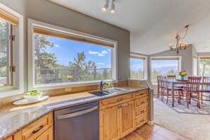 Interior - Mountain Views + Hot Tub: Airy Forest Escape! (Black Hawk)