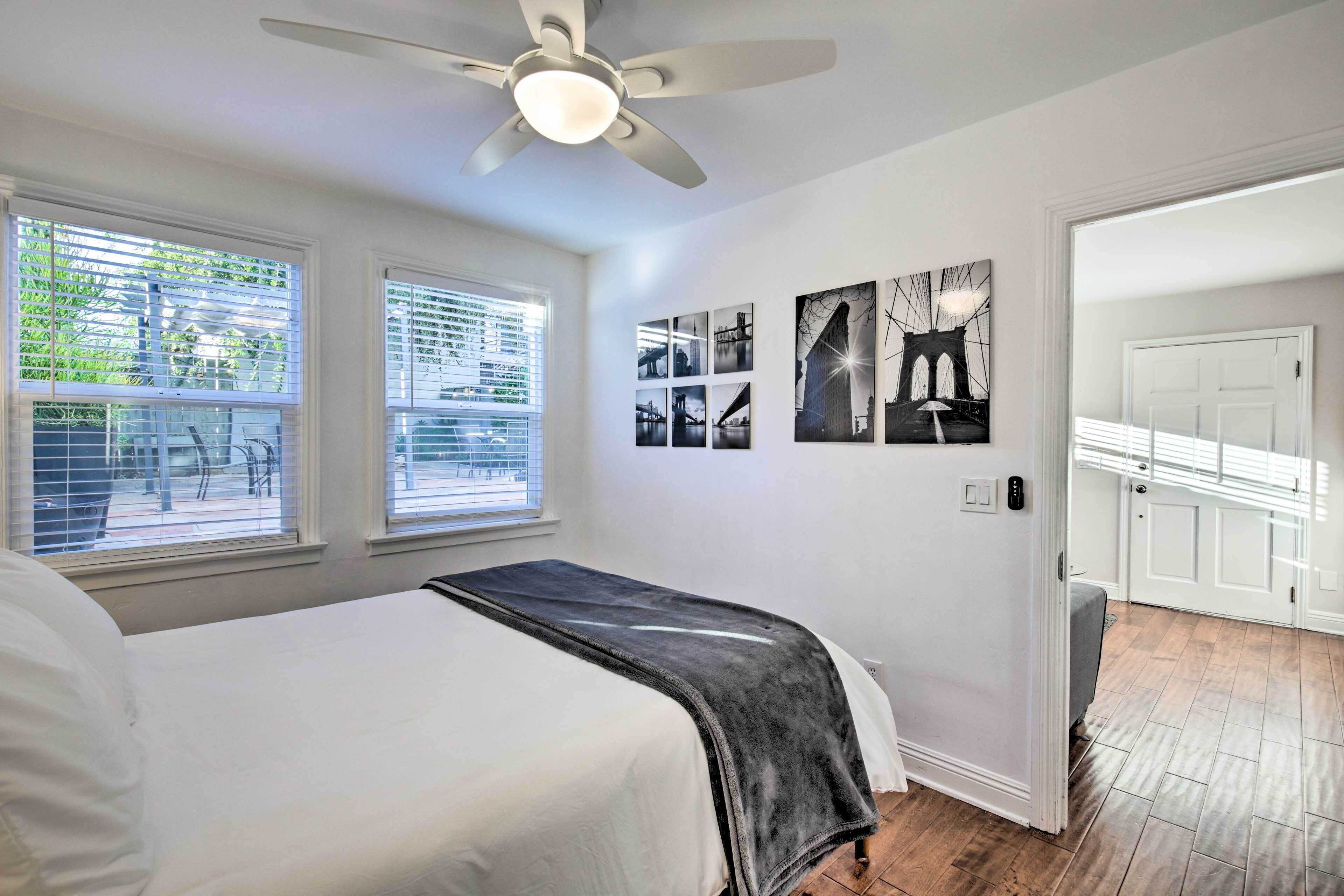 1 bedroom, iron/ironing board, bed sheets