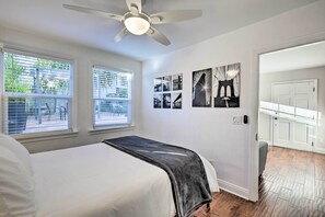 1 室のベッドルーム、アイロン / アイロン台、ベッドシーツ