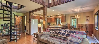 Lake Placid Chalet: Deck & Forest Views!